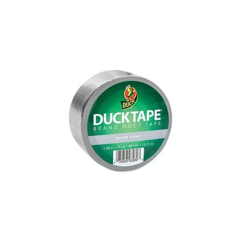 Duck Brand Color Duct Tape - 15 yd Length x 1.88" Width - 1 / Roll - Chrome