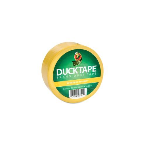 Duck Brand Brand Color Duct Tape - 20 yd Length x 1.88" Width - 1 / Roll - Yellow