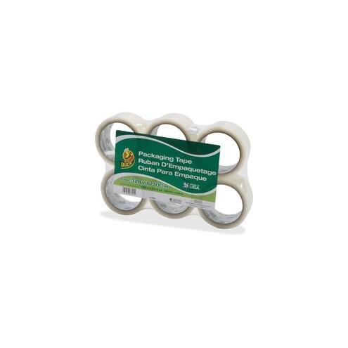Duck Brand Standard-Grade Packing Tape - 54.60 yd Length x 1.88" Width - 1.9 mil Thickness - Acrylic Backing - 6 / Pack - Clear