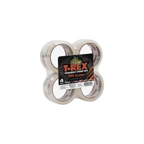 T-REX Packing Tape - 35 yd Length x 1.88" Width - 4 / Pack - Clear