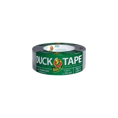 Duck Brand Brand All Purpose Duct Tape - 45 yd Length x 1.88" Width - 3" Core - Cloth - 9.10 mil - Rubber Backing - 1 / Roll - Silver