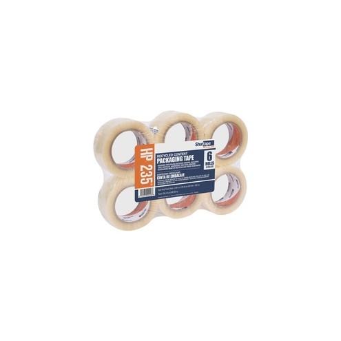 Duck Brand HP 235 Recycled Content Packaging Tape - 1.80" Length x 8.80" Width - 6 / Pack - Clear