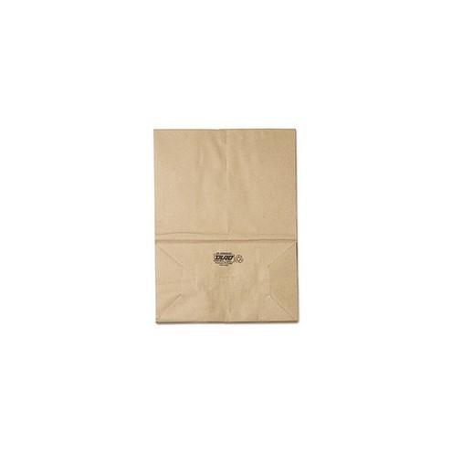 DURO Food Bag - 12" Width x 17" Length x 7" Depth - Brown - Kraft Paper - 500/Case - Grocery