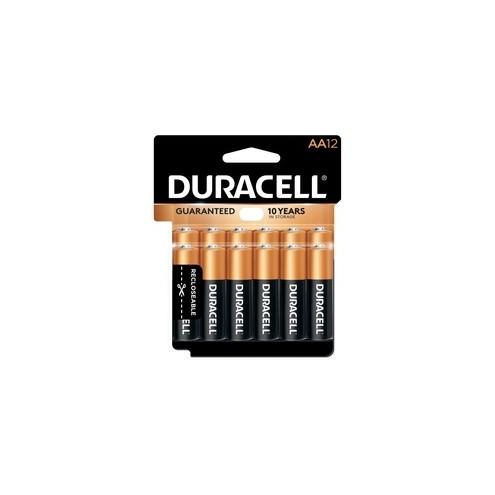 Duracell Coppertop Alkaline AA Battery - MN1500 - For Multipurpose - AA - 1.5 V DC - Alkaline - 12 / Pack