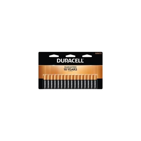Duracell Coppertop Alkaline AAA Battery - MN2400 - For Multipurpose - AAA - 1.5 V DC - Alkaline Manganese Dioxide