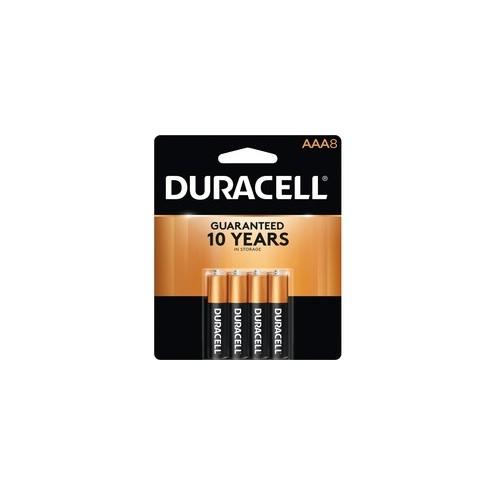 Duracell Coppertop Alkaline AAA Battery - MN2400 - For Multipurpose - AAA - Alkaline - 8 / Pack