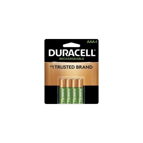 Duracell Ion Core Rechargeable AAA Batteries - For Multipurpose - Battery Rechargeable - AAA - Nickel Metal Hydride (NiMH) - 4 / Each