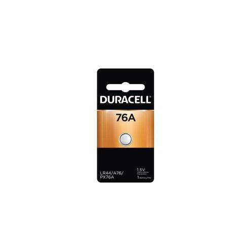 Duracell Medical Alkaline 1.5V Battery - 76A - For Multipurpose - LR44/A76 - 1.5 V DC - Alkaline - 1 Pack