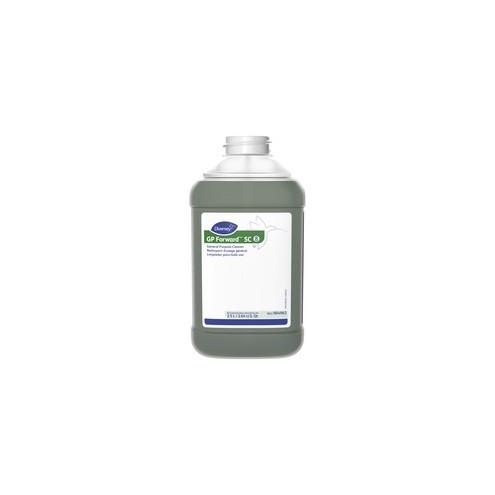 Diversey General Purpose Concentrated Cleaner - Concentrate Liquid - 84.5 fl oz (2.6 quart) - Citrus Scent - 2 / Carton - Green