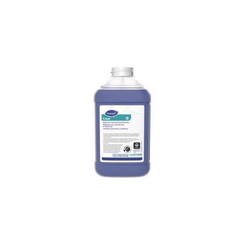 Diversey Crew Bath Cleaner & Scale Remover - Liquid - 84.5 fl oz (2.6 quart) - Fresh Clean Scent - 2 / Carton - Purple