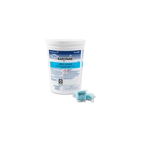 Diversey EasyPaks Bowl Cleaner - Concentrate Powder - 0.50 oz (0.03 lb) - Lavender Scent - 90 / Tub - 90 / Each - Blue