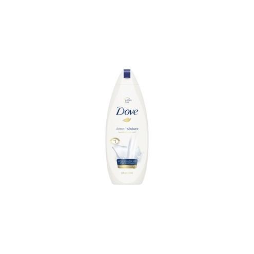 Dove Deep Moisture Body Wash - 12 fl oz (354 mL) - 12 oz - Bottle Dispenser - Body - White - Sulfate-free, pH Balanced, Rich Lather - 6 / Carton