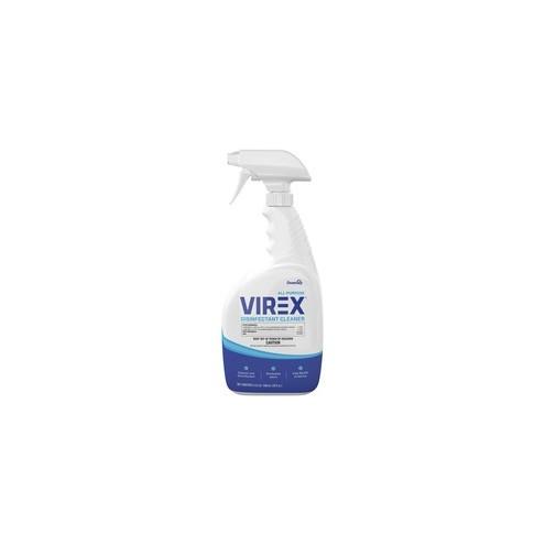 Diversey All-Purpose Virex Disinfect Cleaner - Ready-To-Use Spray - 32 fl oz (1 quart) - Citrus Scent - 8 / Carton - Clear