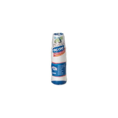 Dixie PerfecTouch Hot Cups - 10 fl oz - 500 / Carton - Paper - Hot Drink