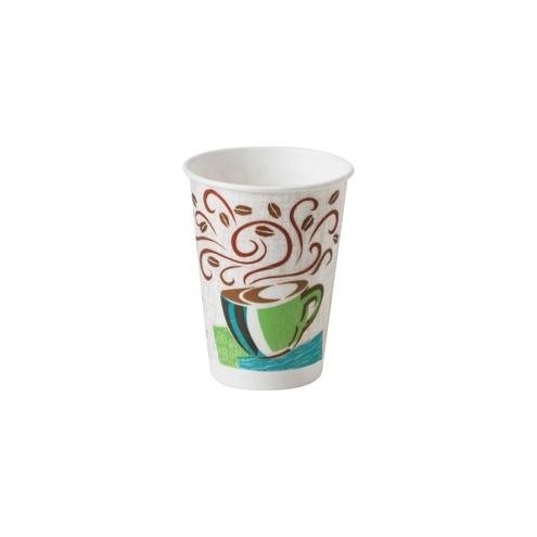 Dixie PerfecTouch Hot Cups - 8 fl oz - 25 / Pack - Paper - Hot Drink