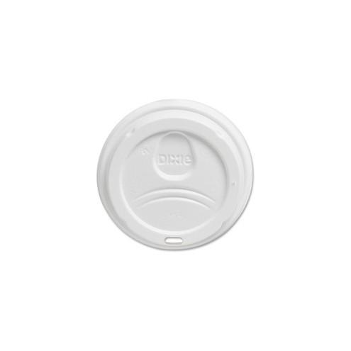 Dixie PerfecTouch Cup White Plastic Lids - Dome - Plastic - 500 / Carton - White