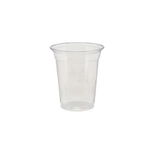 Dixie Crystal Clear Plastic Cups - 12 fl oz - 25 / Pack - Clear - Plastic - Cold Drink