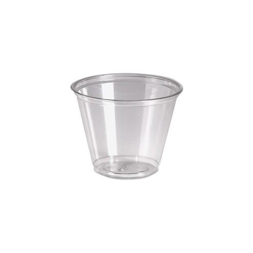 Dixie Crystal Clear Plastic Cups - 9 fl oz - 1000 / Carton - Clear - Plastic - Cold Drink