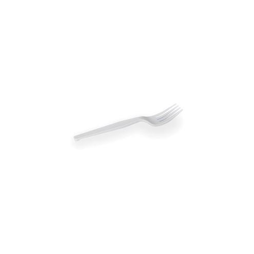Dixie Bulk Plastic Cutlery - 1000/Carton - Plastic - White