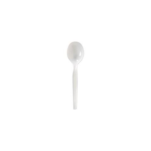 Dixie Medium Weight Plastic Cutlery - 100/Box - Plastic - White