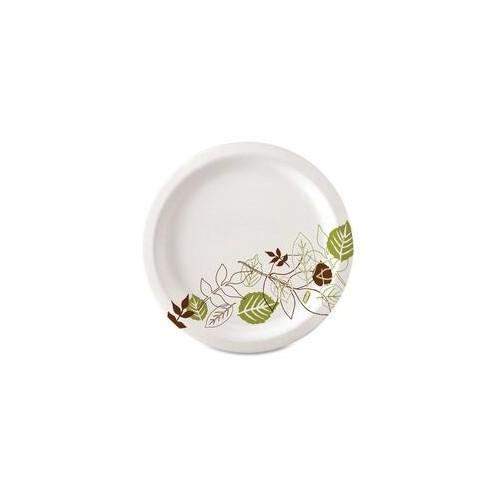 Dixie Pathways Everyday Paper Plates - 125 / Pack - 8.50" Diameter Plate - Paper - White - 500 Piece(s) / Carton
