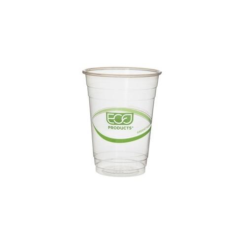 Eco-Products GreenStripe Cold Cups - 50 - 16 fl oz - 500 / Carton - Clear - Polylactic Acid (PLA) - Cold Drink