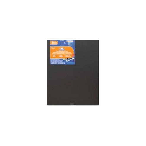 Elmer's 3-pack Black Foam Boards - Mounting, Frame, School Project, Craft - 0.60" x 16"20" - 3 / Pack - Black - Foam