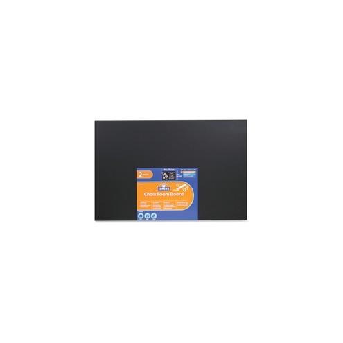 Elmer's Chalk Foam Boards - 30" (2.5 ft) Width x 20" (1.7 ft) Height - Black Foam Board Surface - Rectangle - 2 / Pack