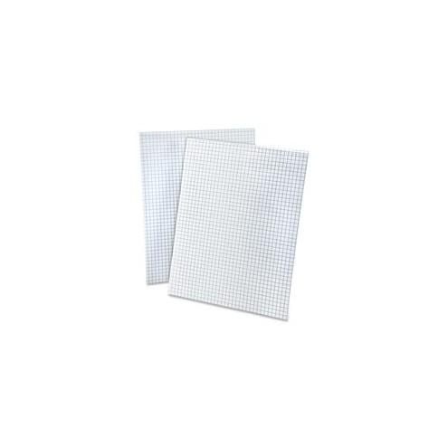 Ampad Faint Blue Ink Quadrille Pad - Letter - 50 Sheets - 15 lb Basis Weight - 8 1/2" x 11" - White Paper - Water Proof - 50 / Pad