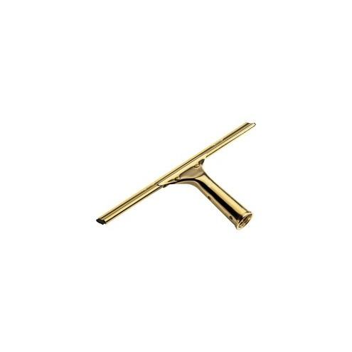 Ettore Brass Squeegee - Rubber Blade - Lightweight, Changeable Blade, Streak-free - Brass