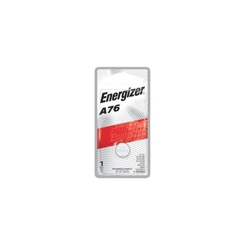 Energizer A76 Batteries, 1 Pack - For Multipurpose - 1.5 V DC - Alkaline - 1 Each