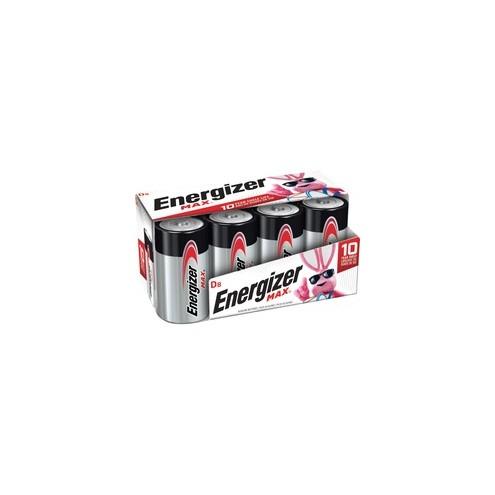 Energizer MAX Alkaline D Batteries, 8 Pack - For Multipurpose - D - 1.5 V DC - Alkaline - 8 / Pack