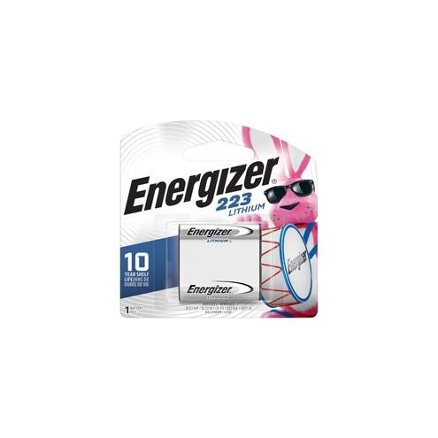 Energizer 223 e2 Lithium Photo 6-Volt Battery - For Multipurpose - CR223 - 6 V DC - Lithium (Li) - 24 / Carton