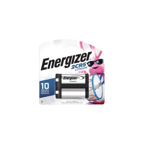 Energizer 2CR5 Batteries, 1 Pack - For Camera - 6 V DC - 1300 mAh - Lithium (Li) - 1 / Pack