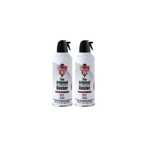 Falcon Dust-Off Non-flammable Air Dusters - Ozone-safe, Non-flammable, Moisture-free - 2 / Pack - Gray