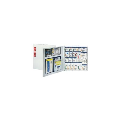 First Aid Only 50 Person Large SC 1st Aid Cabinet - 241 x Piece(s) For 50 x Individual(s) - 14.5" Height3.3" Depth x 13.5" Length - Metal Case - 1 Each