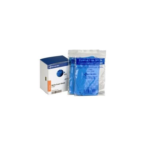 First Aid Only SmartCompliance Refill Nitrile Gloves - Small Size - Nitrile - Clear - Germs-free, Latex-free, Powder-free, Disposable - 4 / Box