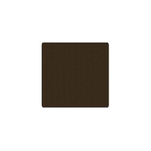 Flagship Carpets Classic Solid Color 6' Square Rug - Floor Rug - Classic, Traditional - 72" Length x 72" Width - Square - Chocolate - Nylon