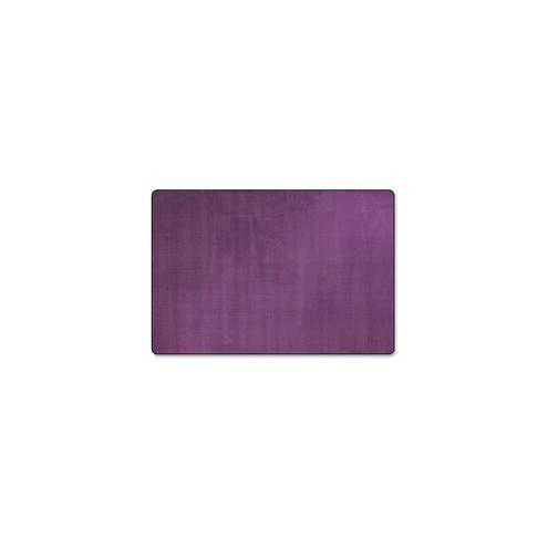 Flagship Carpets Classic Solid Color 12' Rectangle Rug - Floor Rug - Classic, Traditional - 12 ft Length x 90" Width - Rectangle - Purple - Nylon