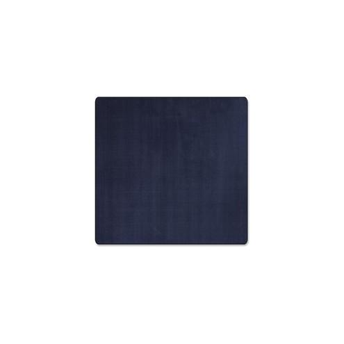 Flagship Carpets Classic Solid Color 12' Square Rug - Traditional - 12 ft Length x 12 ft Width - Square - Navy - Nylon