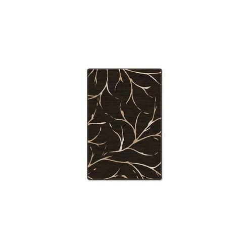 Flagship Carpets Dark Choc Moreland Design Rug - 12 ft Length x 99.60" Width - Dark Chocolate - Nylon