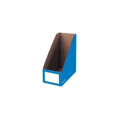 Bankers Box Magazine File Storage Holder - Blue - 3 / Pack