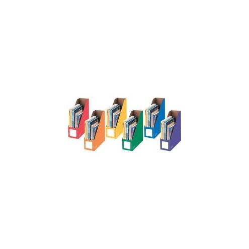 Bankers Box 4" Magazine File Holders - Assorted, 6pk - Assorted - 6 / Pack