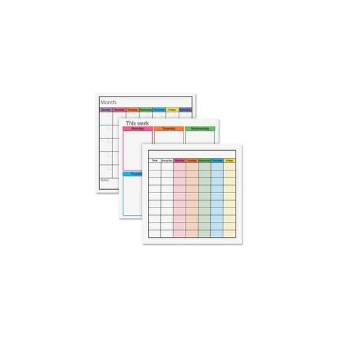 Flipside Frameworks Dry-erase Chart Class Set - 24" (2 ft) Width x 24" (2 ft) Height - Assorted Surface - Square - 1 Set