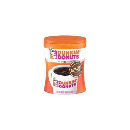 Dunkin' Donuts Original Blend Ground Coffee - Original Blend, Arabica - Medium - 30 oz - 4 / Carton