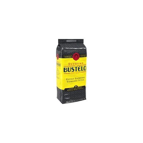 Supreme by Bustelo Espresso Whole Bean Coffee - Espresso, Cappuccino, Bustelo, Arabica - Dark - 32 oz - 1 Bag