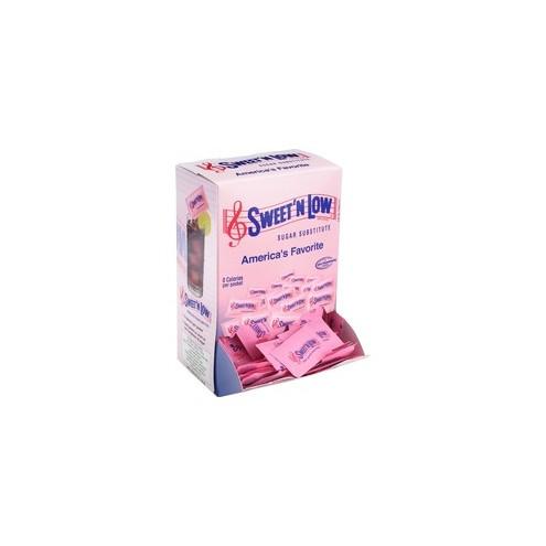 SWEET'N LOW Sugar Substitute Packets - Packet - 0 lb (0 oz) - Artificial Sweetener - 400/Box