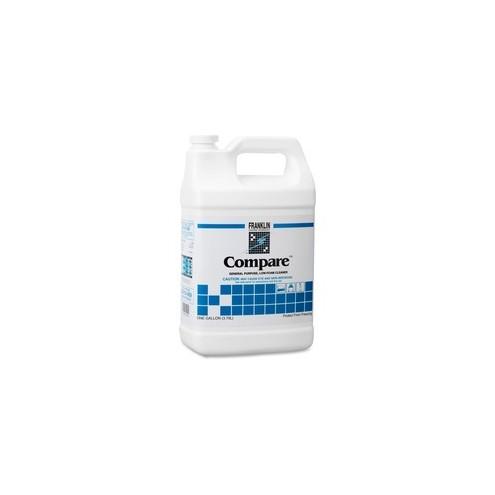 Franklin Chemical General Purpose Low Foam Cleaner - Liquid - 128 fl oz (4 quart) - Fresh Herbal Scent - 4 / Carton - White