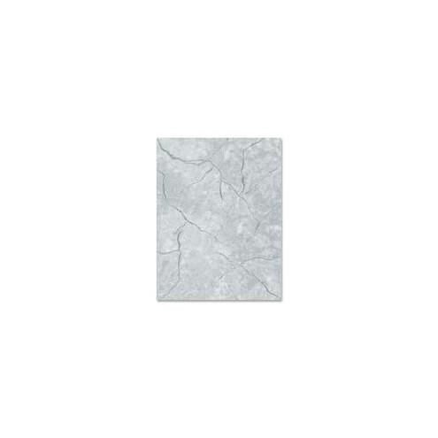 Geographics Marble-Gray Image Stationery - Letter - 8 1/2" x 11" - 60 lb Basis Weight - 100 / Pack - Gray