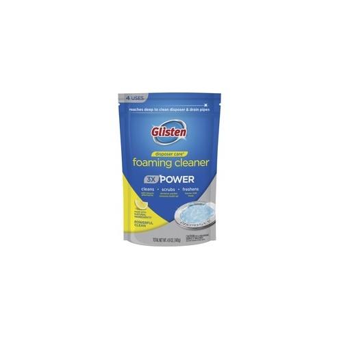 Glisten Disposer Care Foaming Cleaner - 4.9 fl oz (0.2 quart) - 4 / Pack - White, Blue